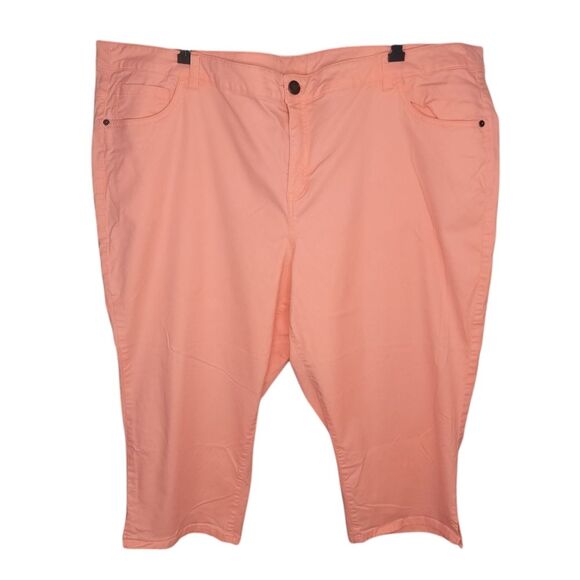 Lane Bryant Neon Summer Capri Pants Size 26 - Picture 1 of 5
